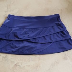 Lucky in Love Ruffle Navy Skort NWOT